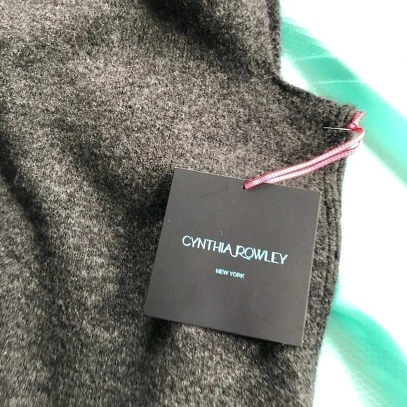 CYNTHIA ROWLEY Wool Mohair  Blend Sleeveless Sweater Dress - Picture 5 of 8